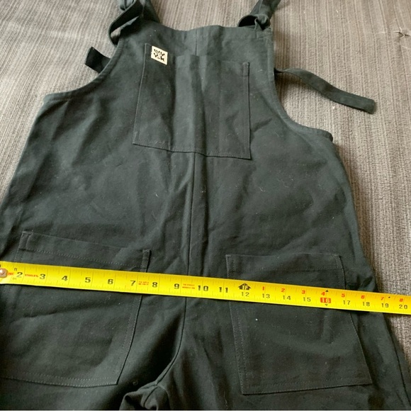 Lucy & Yak Emmy Organic Cotton Overall Dungarees Black - Picture 14 of 16